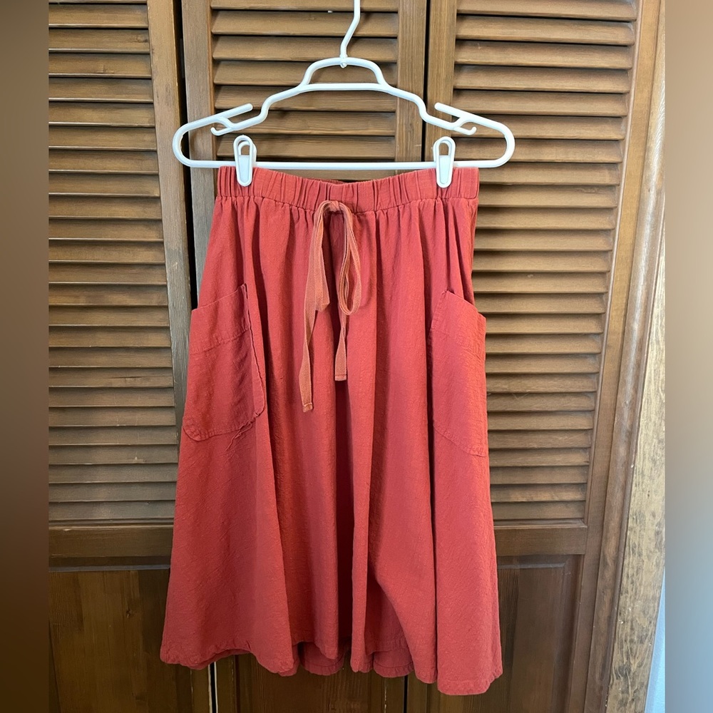 Rust-colored Skirt
